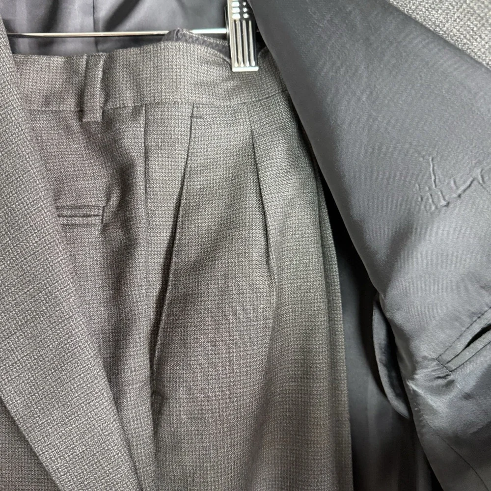 40R/34W Kilburne & Finch 2pc Suit  Men Coat Blazer‎ Sport Jacket Pant Wool Blend